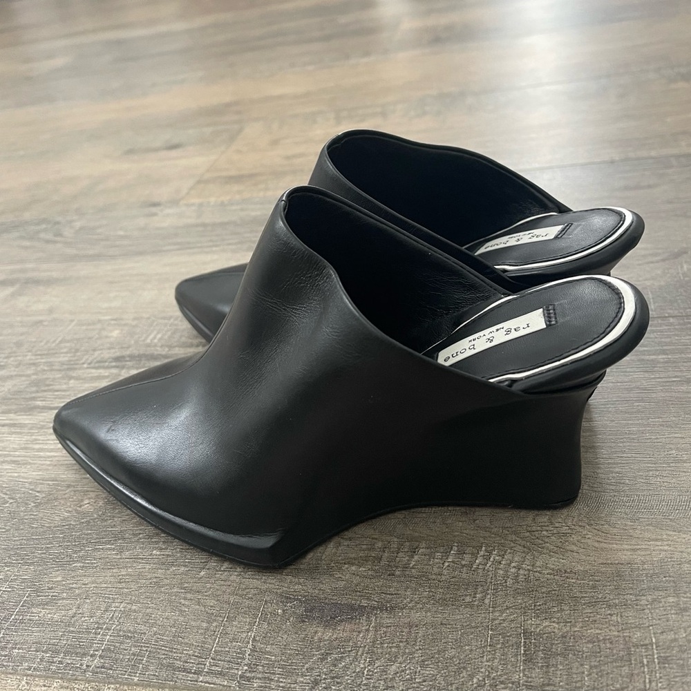 New Rag & Bone Eclipse Wedge Mule size 7 - Picture 5 of 9